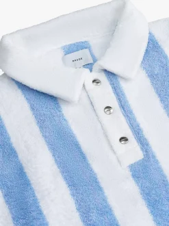 STRIPED LOOP TERRY POLO|RHUDE Hot