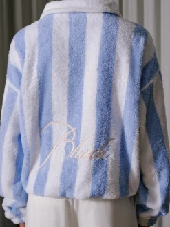 STRIPED LOOP TERRY POLO|RHUDE Hot