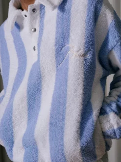 STRIPED LOOP TERRY POLO|RHUDE Hot