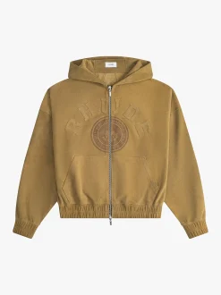 SUEDE CREST HOODIE|RHUDE Store