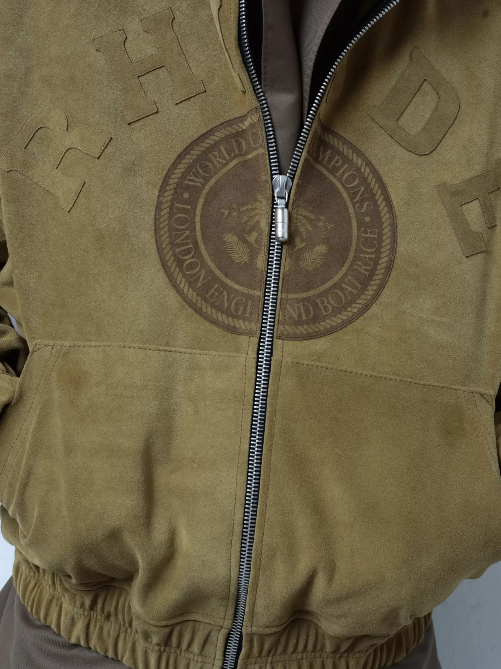 SUEDE CREST HOODIE|RHUDE Store