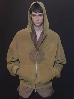 SUEDE CREST HOODIE|RHUDE Store