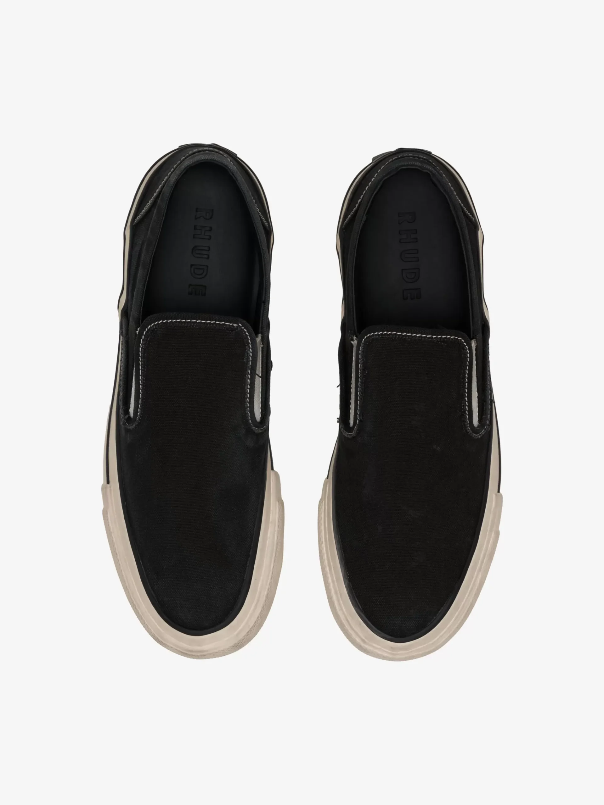 WASHED CANVAS SLIP ON SNEAKER|RHUDE Clearance